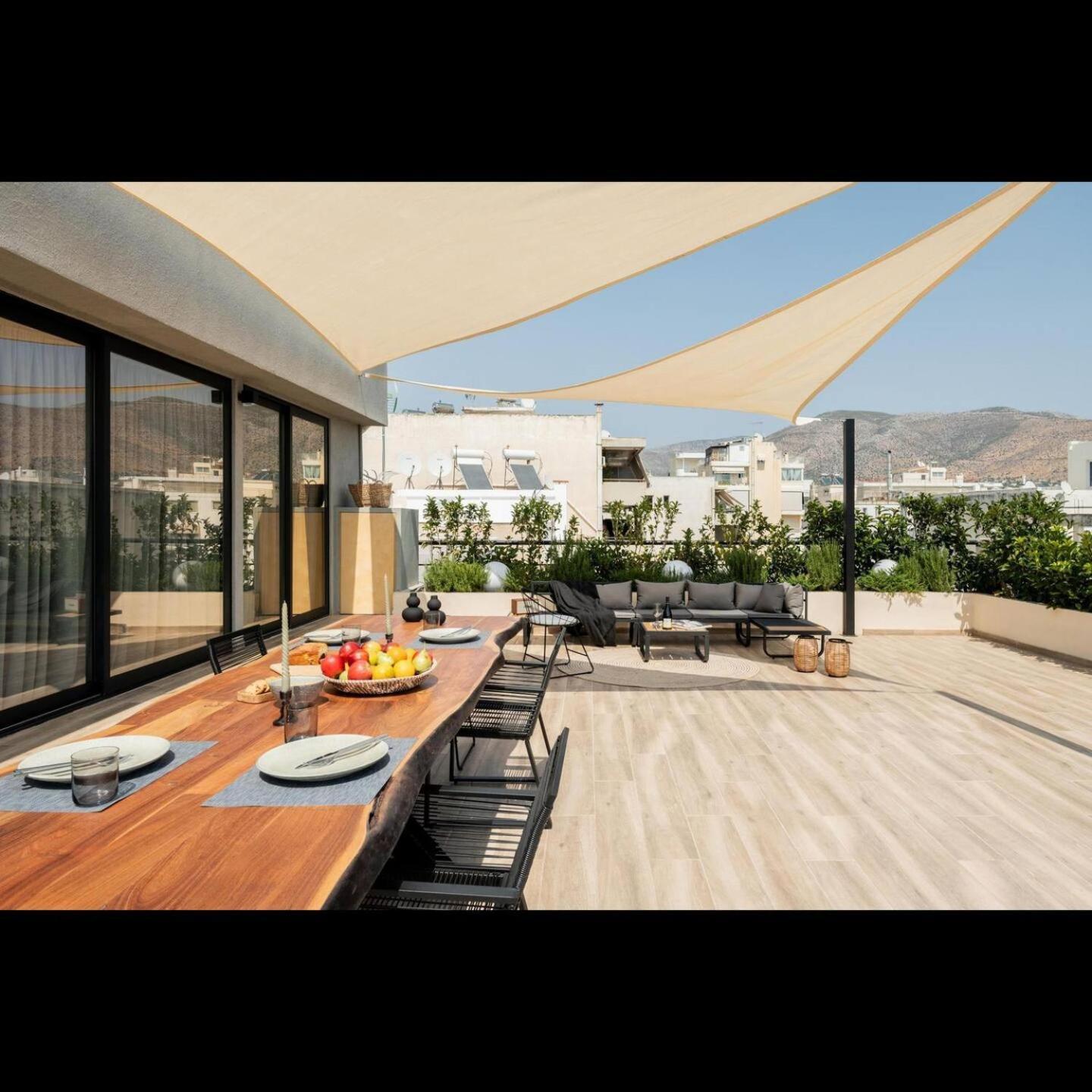 شقة 5Bd Luxury Penthouse With Sea View أثينا المظهر الخارجي الصورة
